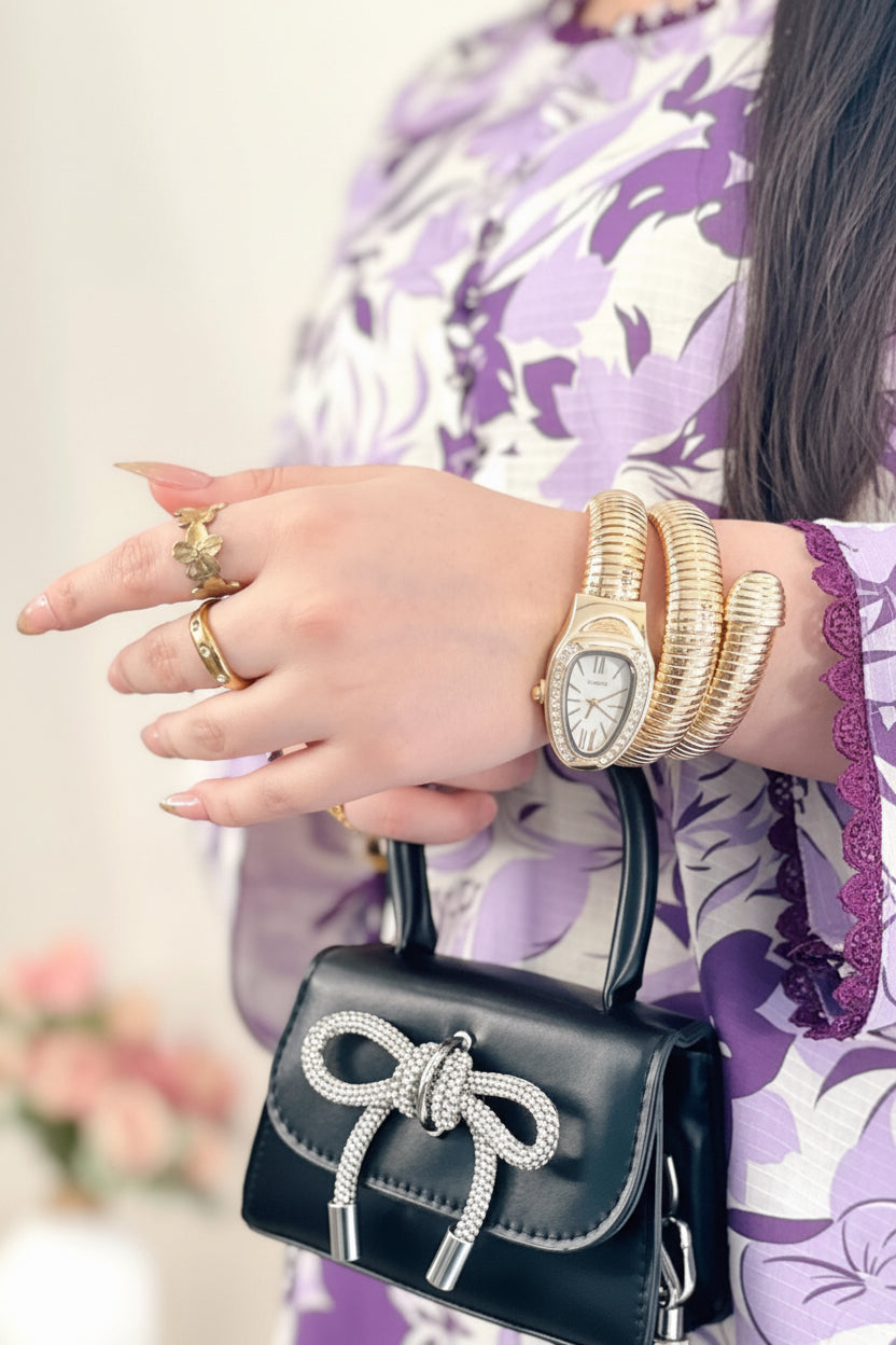 Snake Bangle Watch