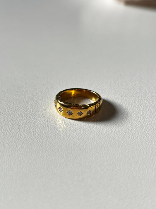 Celestia Starburst Dome Ring
