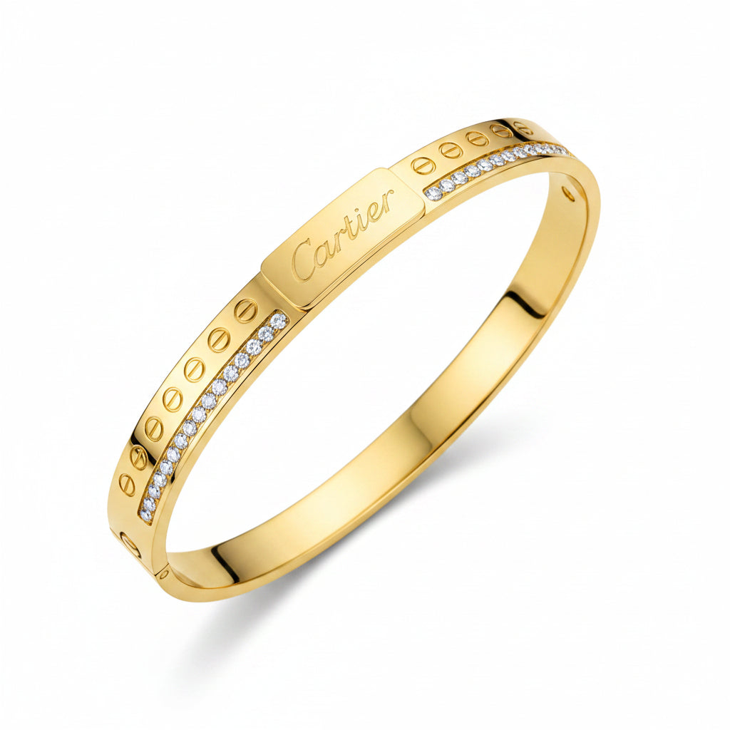 Cartier Love Crystal Bangle