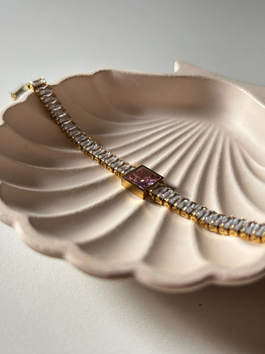 Rosé Lumière Tennis Bracelet