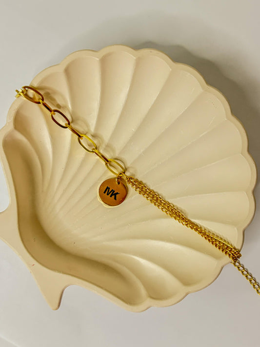 Michael Kors Gold-Tone Chain Zodiac Necklace