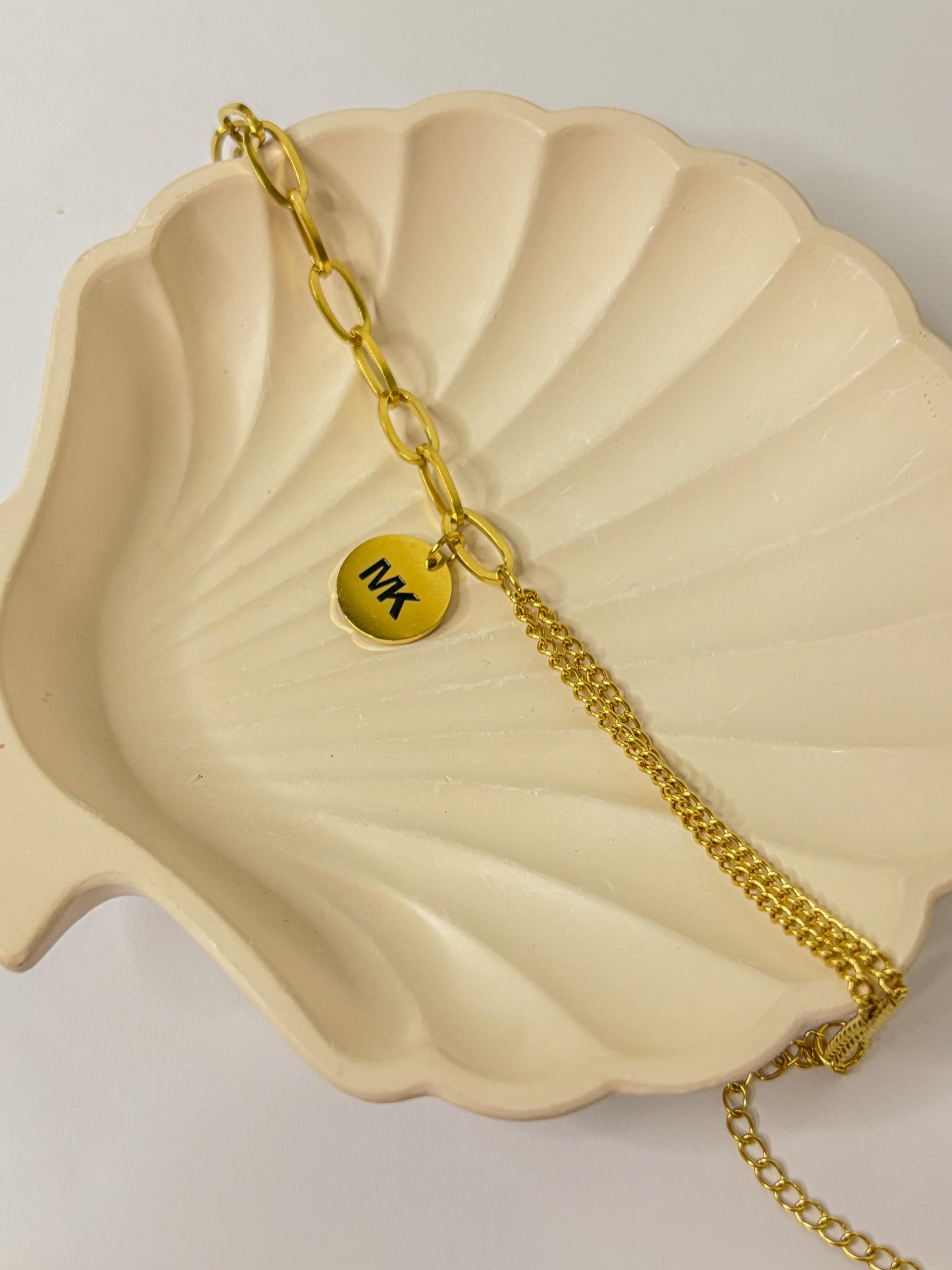 Michael Kors Gold-Tone Chain Zodiac Necklace