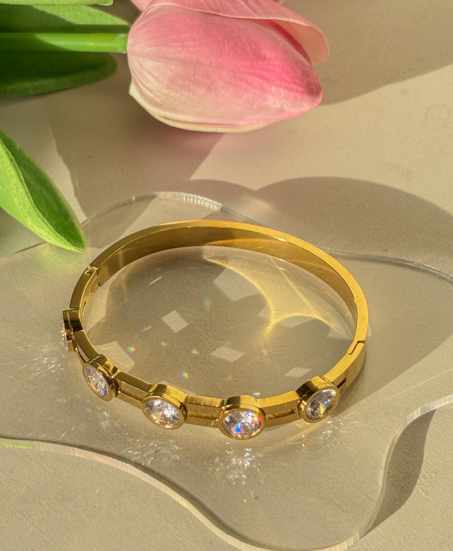 Spark Five Stone Bracelet