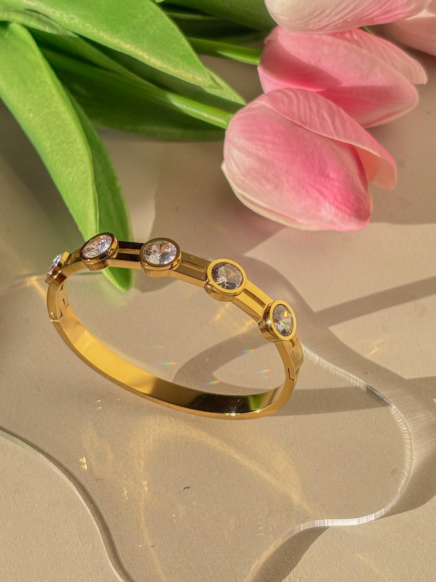 Spark Five Stone Bracelet