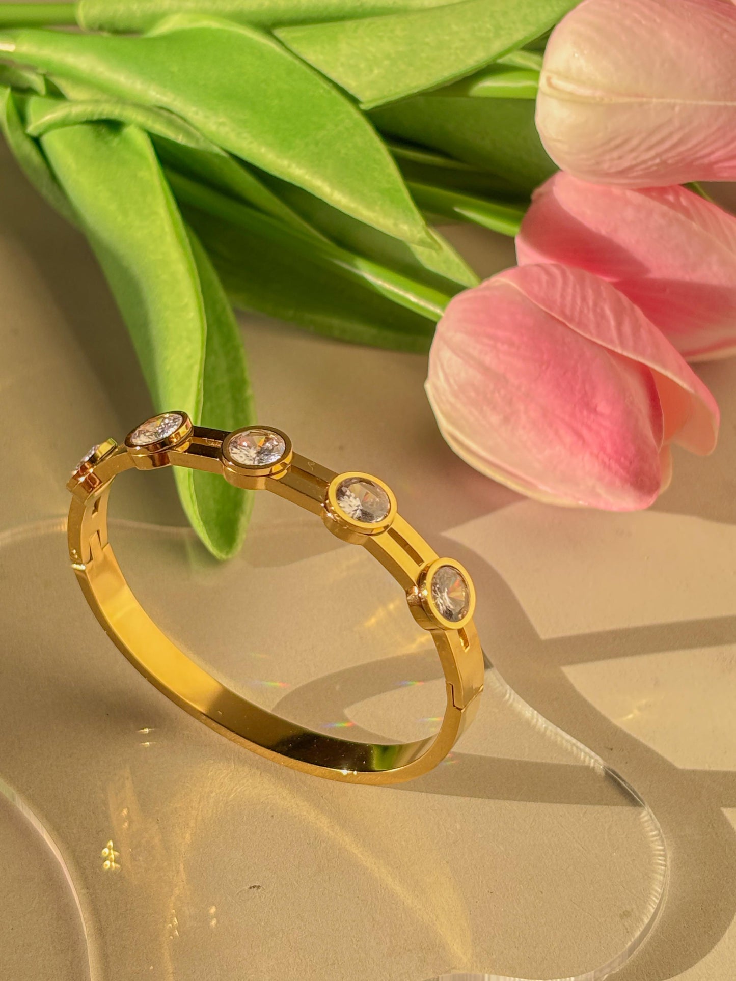 Spark Five Stone Bracelet