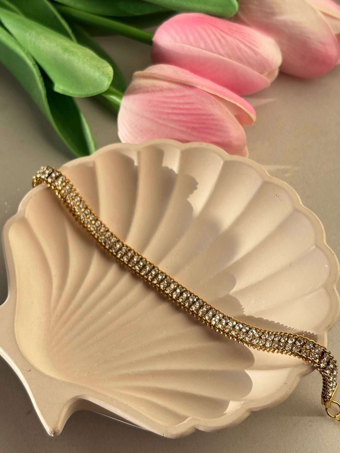 Dainty Drops Double Layer Bracelet