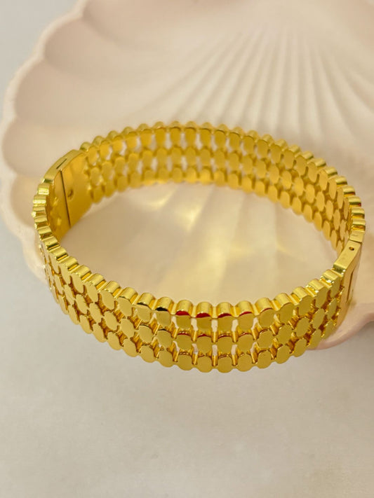 Modern Luxe Pattern Sparkle Bracelet