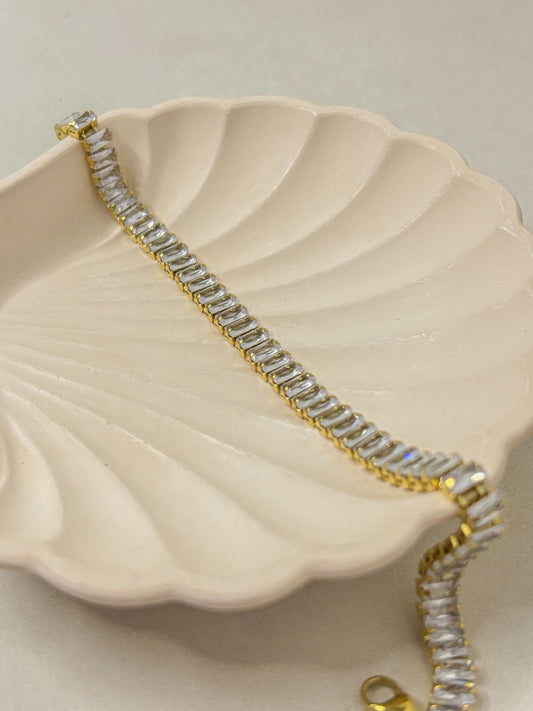 Elite Blingy Sterling Steel Bracelet