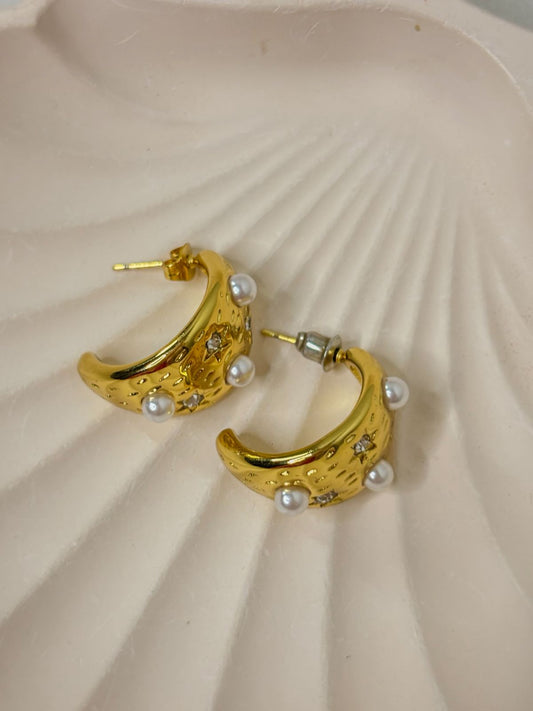 Motif Golden Pearl Stones Bali