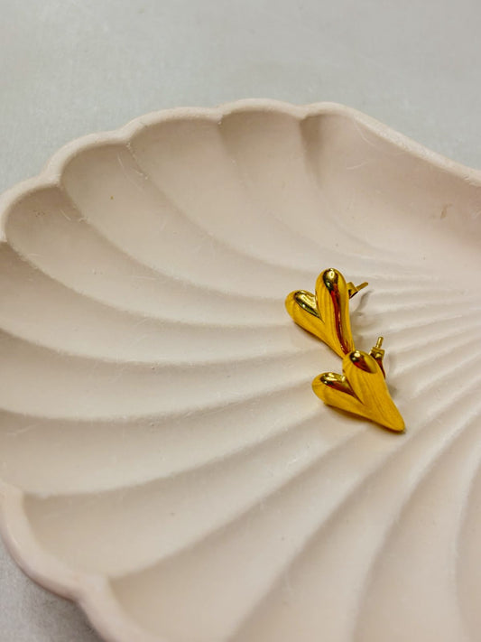 Sweetheart Stud Earrings