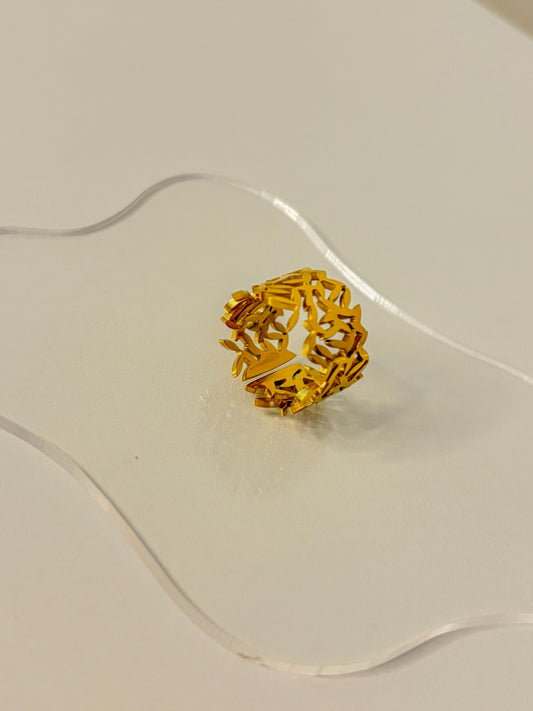 BoldEase Chunky Adjustable Ring