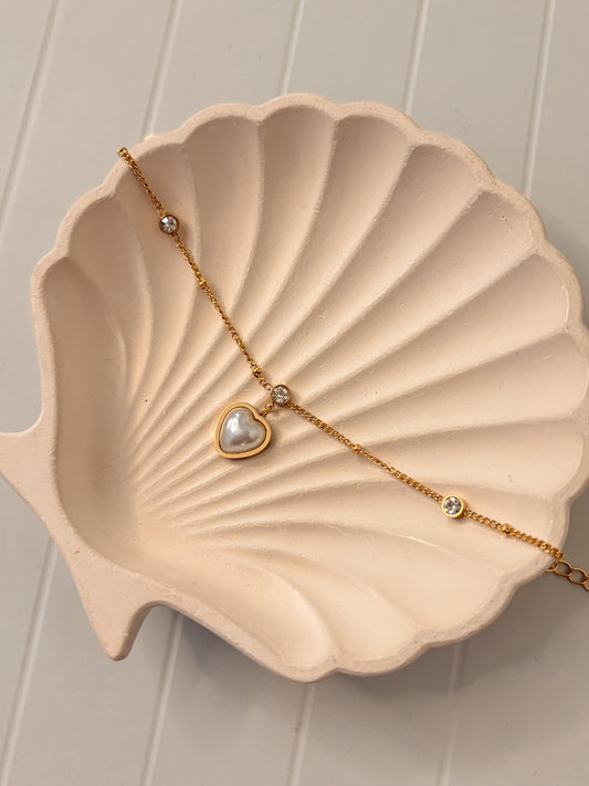 Heart Charm Bracelet