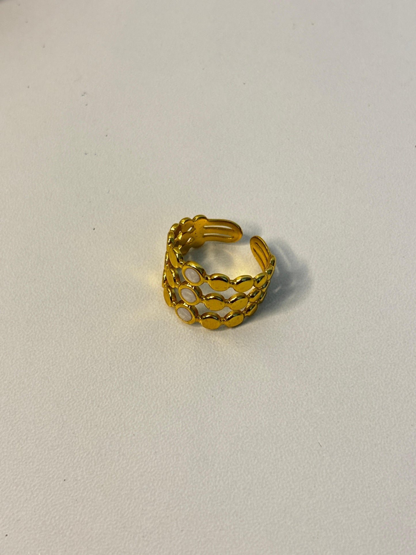 Turkish-style triple-band ring