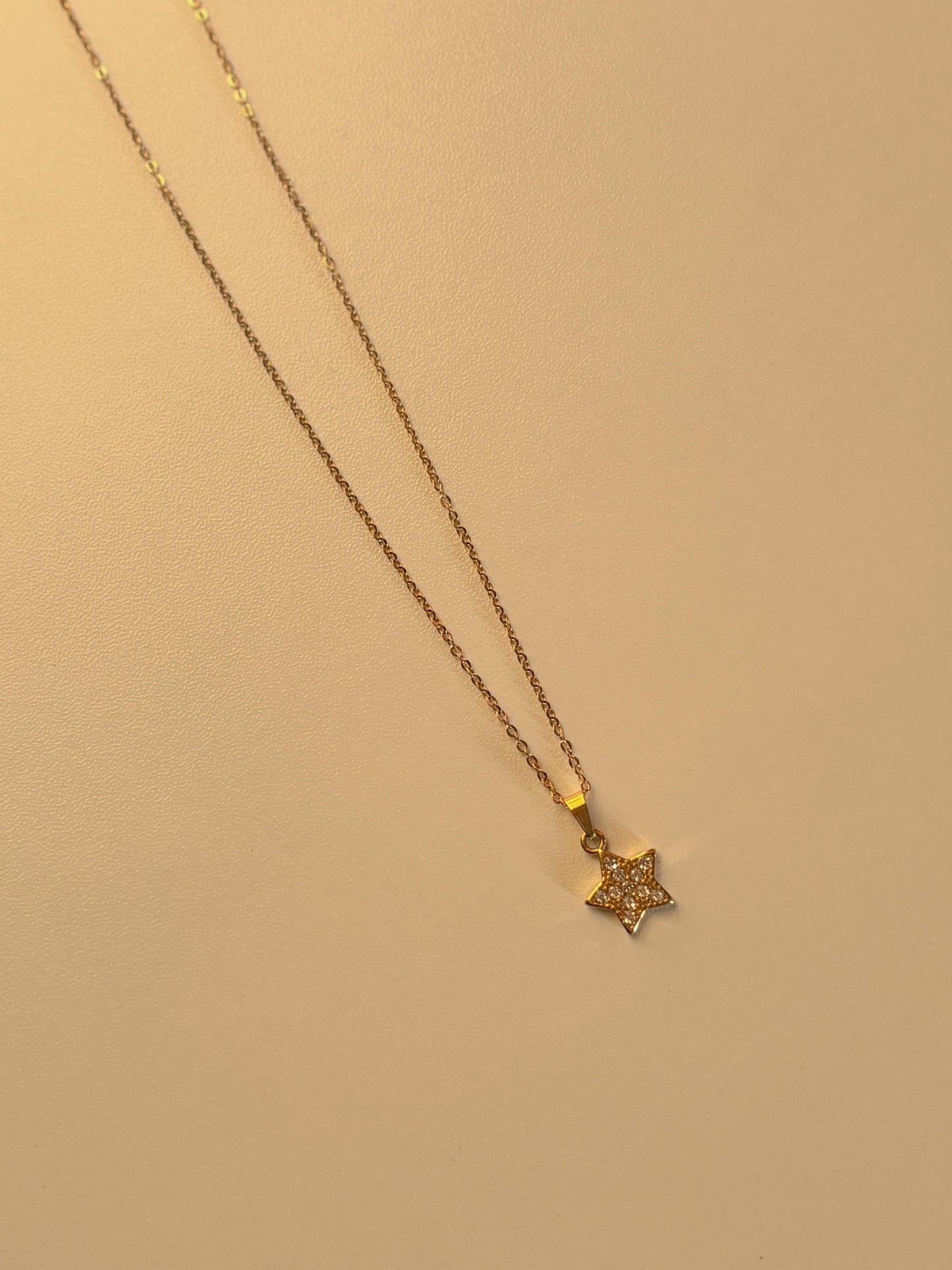 Gold Star Pendant Necklace