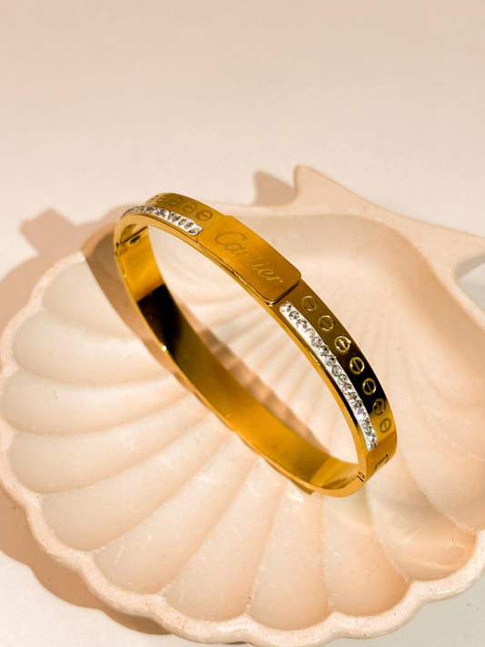 Cartier Love Crystal Bangle