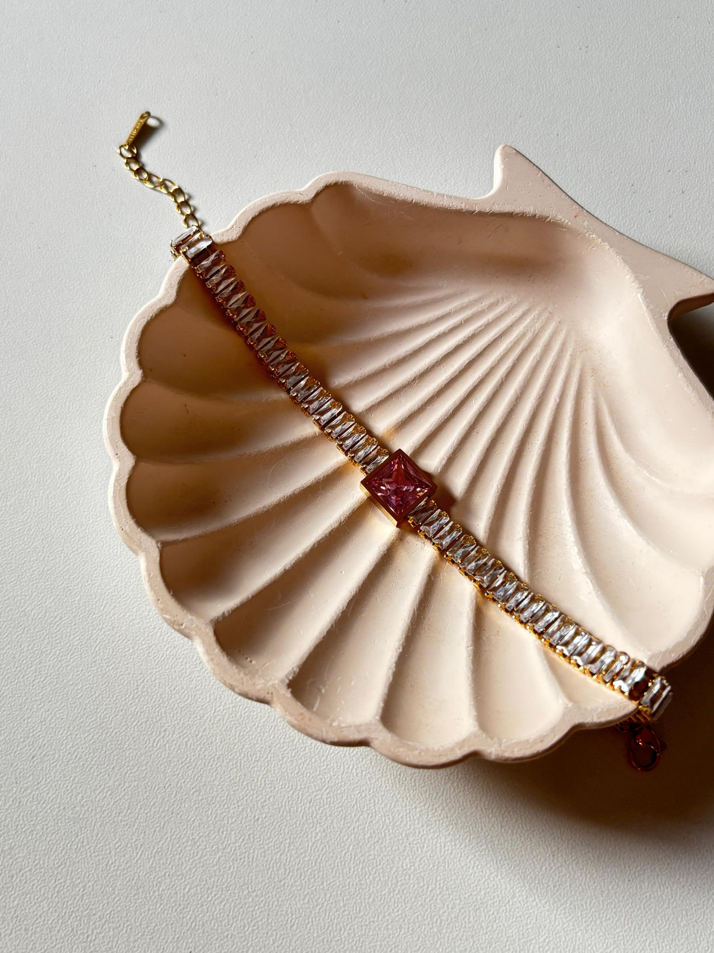 Rosé Lumière Tennis Bracelet