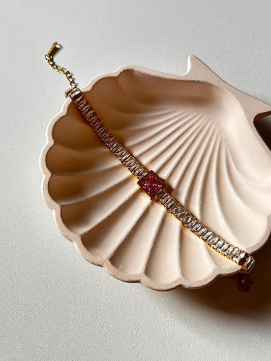 Rosé Lumière Tennis Bracelet