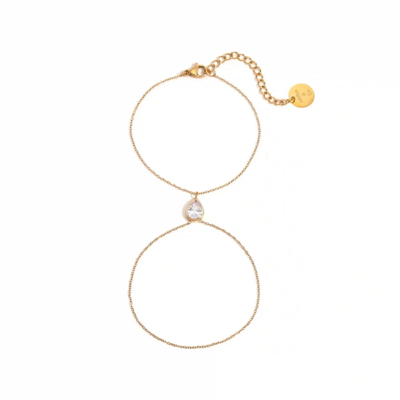 Noor Teardrop Hand Chain