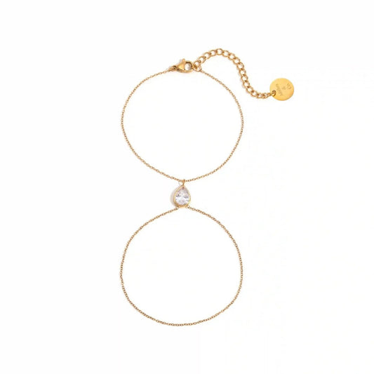 Noor Teardrop Hand Chain