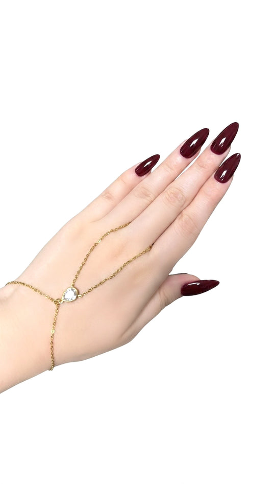 Noor Teardrop Hand Chain