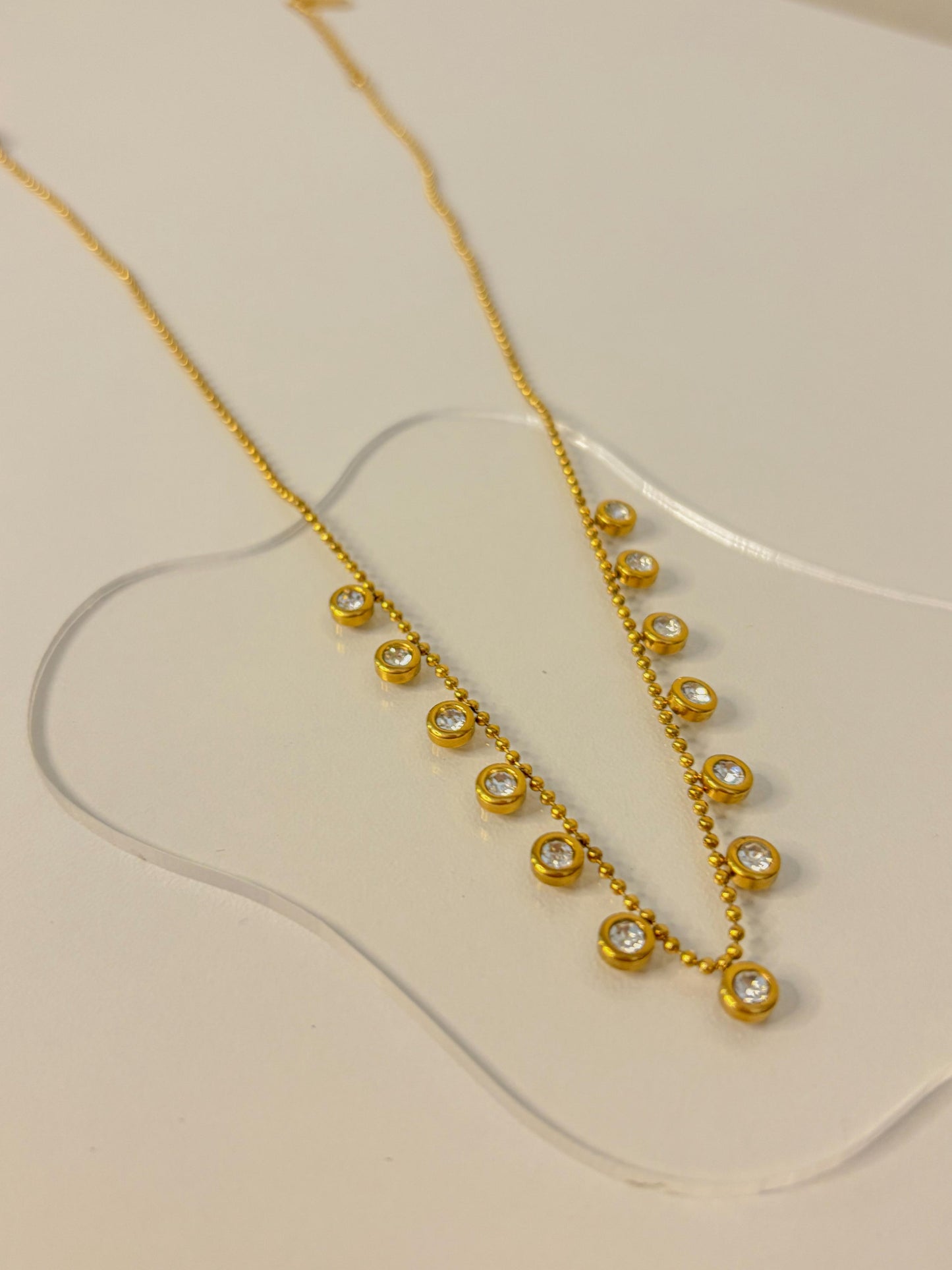 Lumière Mini Zarcon Beads Necklace