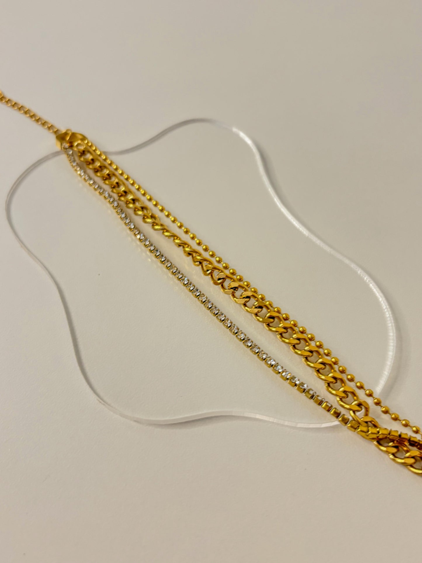 TrioLuxe Triple Overlay Bracelet