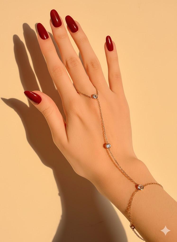 Luna Diamond Cut Hand Chain